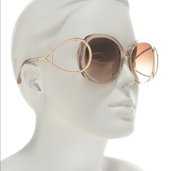 Chloe Crystal Turtledove Sunglasses - Picture 3 of 11